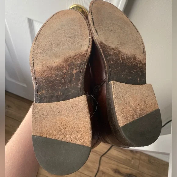 Frye Tall Jayden Button Boots Size 8.5 Color Redwood - Picture 8 of 8